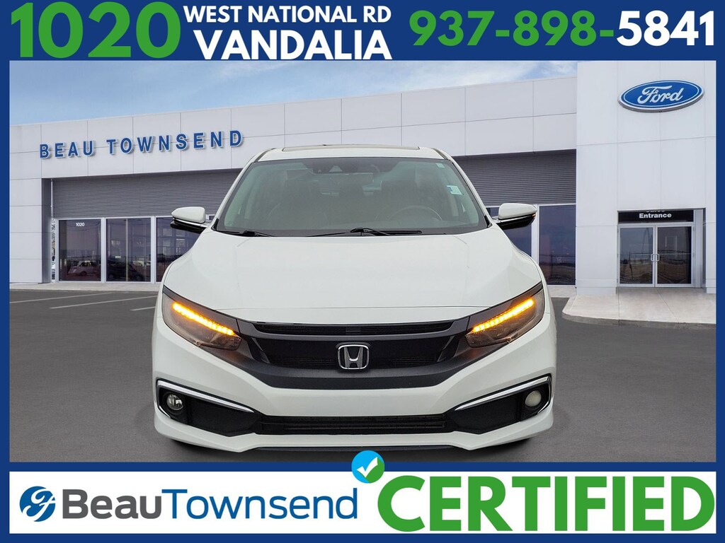 Certified 2019 Honda Civic Sedan Touring Touring CVT