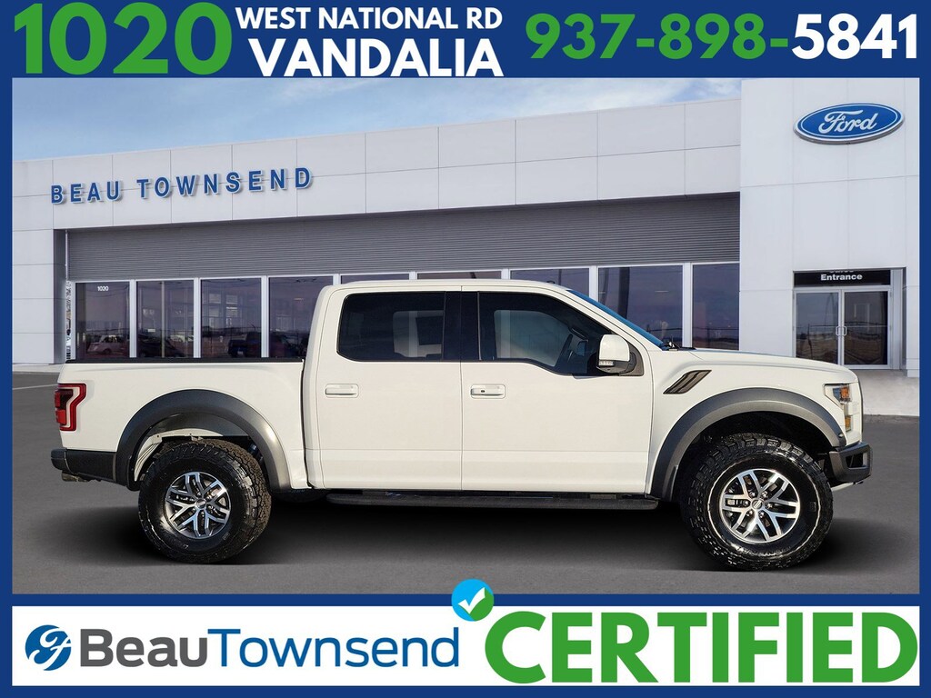 Certified 2018 Ford F-150 Raptor Raptor 4WD SuperCrew 5.5 Box