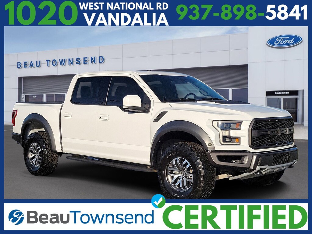 Certified 2018 Ford F-150 Raptor Raptor 4WD SuperCrew 5.5 Box