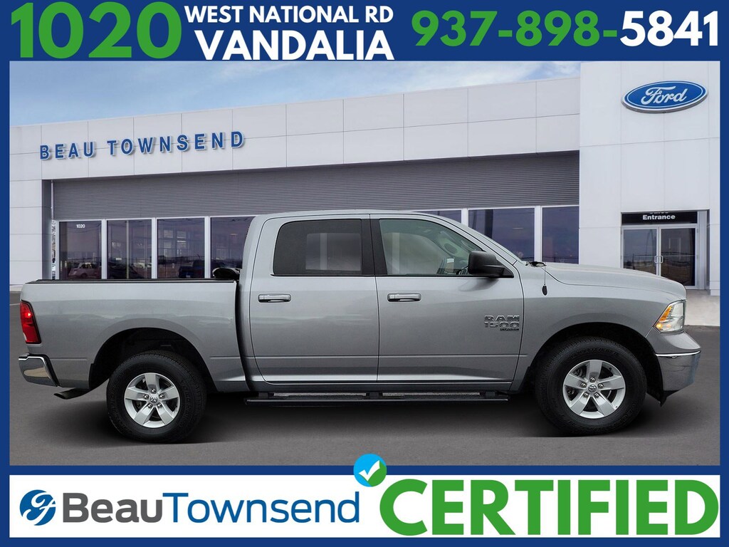 Certified 2021 Ram 1500 Classic SLT SLT 4x4 Crew Cab 57 Box