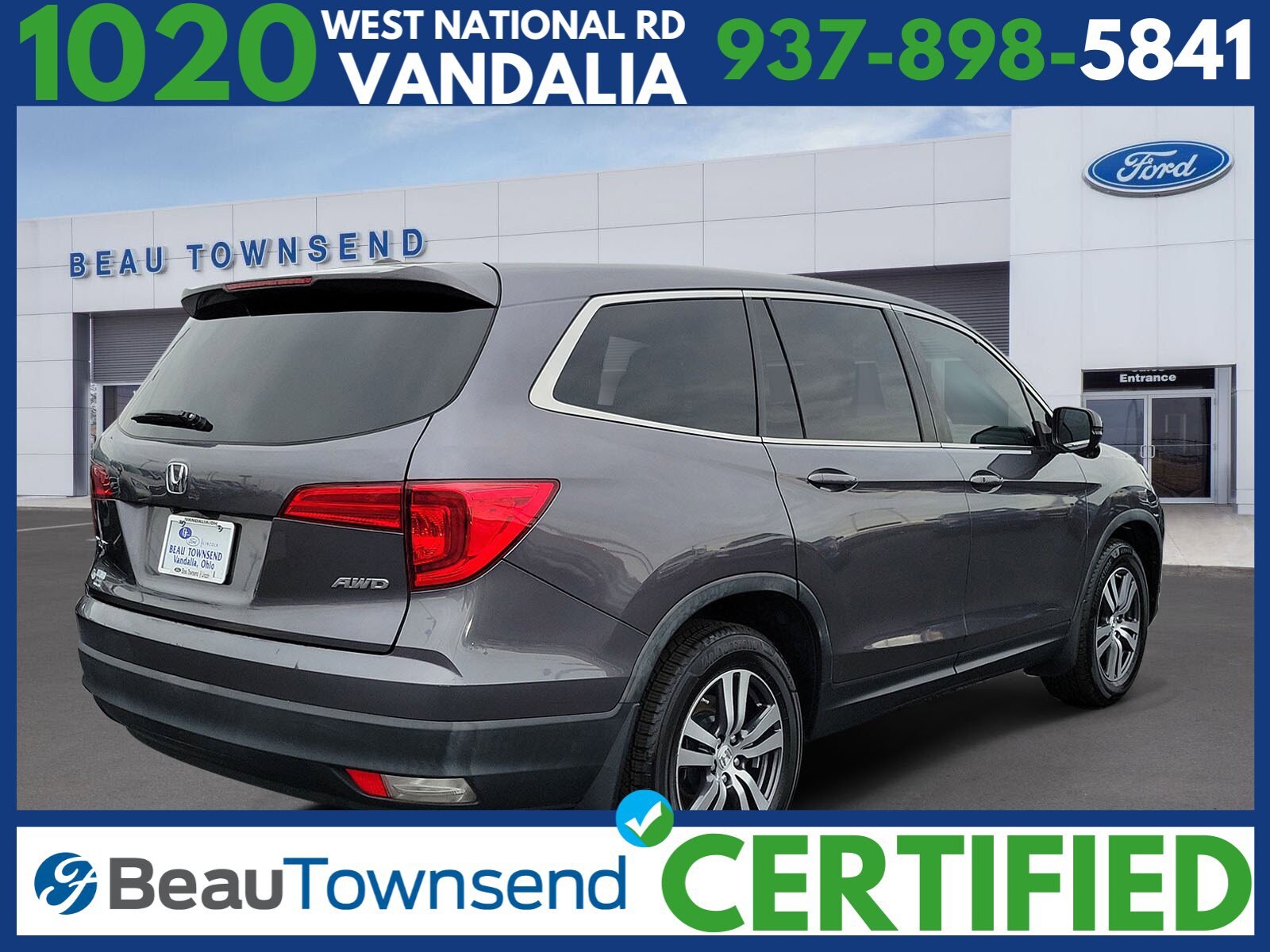 2017 Honda Pilot EX-L photo 3