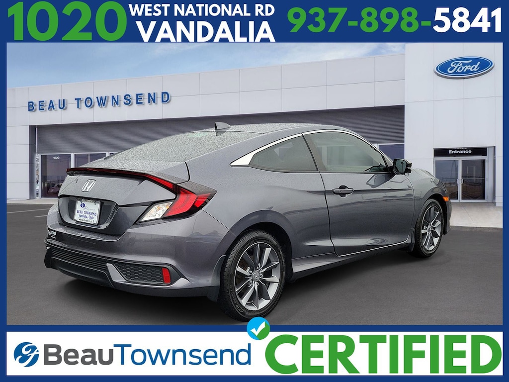 Certified 2020 Honda Civic Coupe EX EX CVT