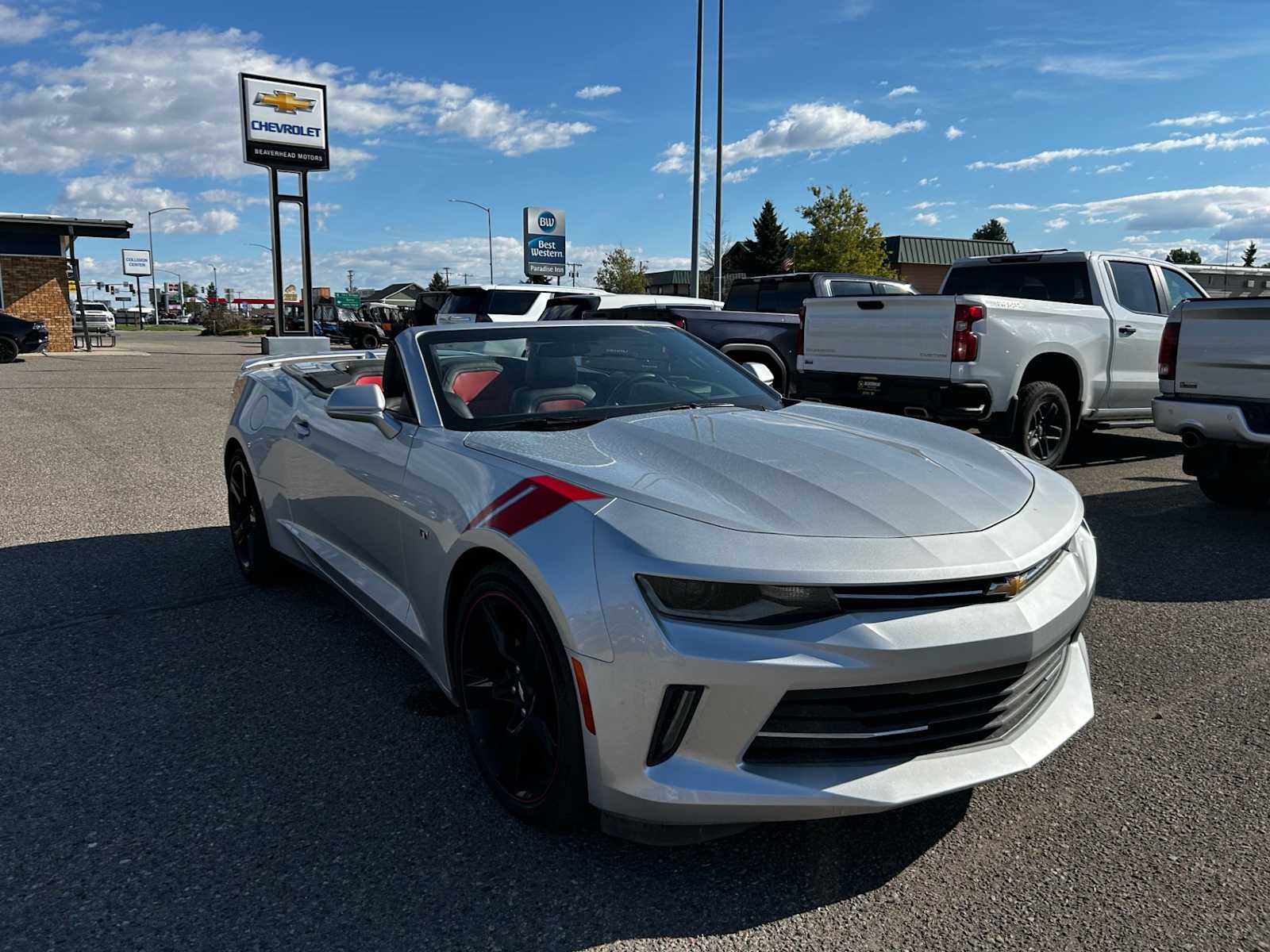 Used 2017 Chevrolet Camaro 2LT with VIN 1G1FD3DX6H0103211 for sale in Dillon, MT