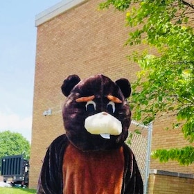 Staff member Buh Buh Beaver from c1fc3b9b6712