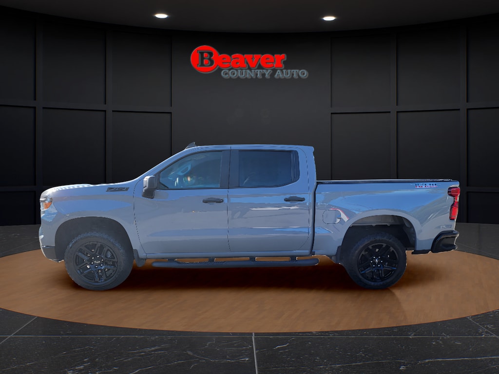 Used 2024 Chevrolet Silverado 1500 Custom Trail Boss 4WD Crew Cab 147 Custom Trail Boss