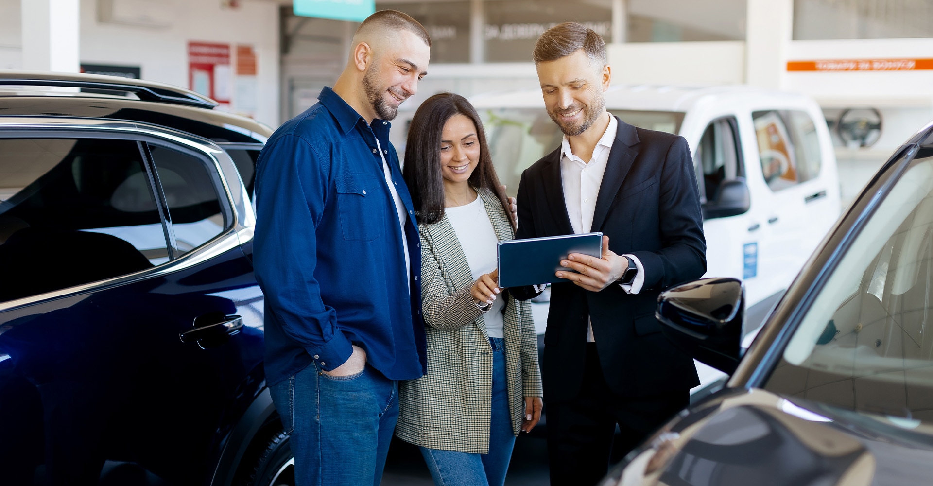 Process of trading in a car