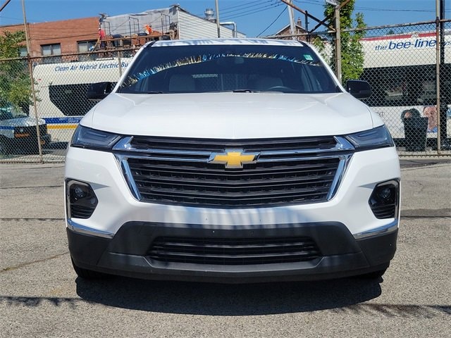 Certified 2022 Chevrolet Traverse LS with VIN 1GNEVFKW1NJ121740 for sale in Yonkers, NY