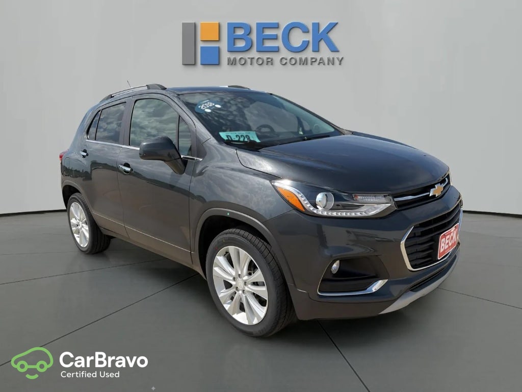 Certified 2018 Chevrolet Trax Premier with VIN 3GNCJRSB7JL290567 for sale in Pierre, SD