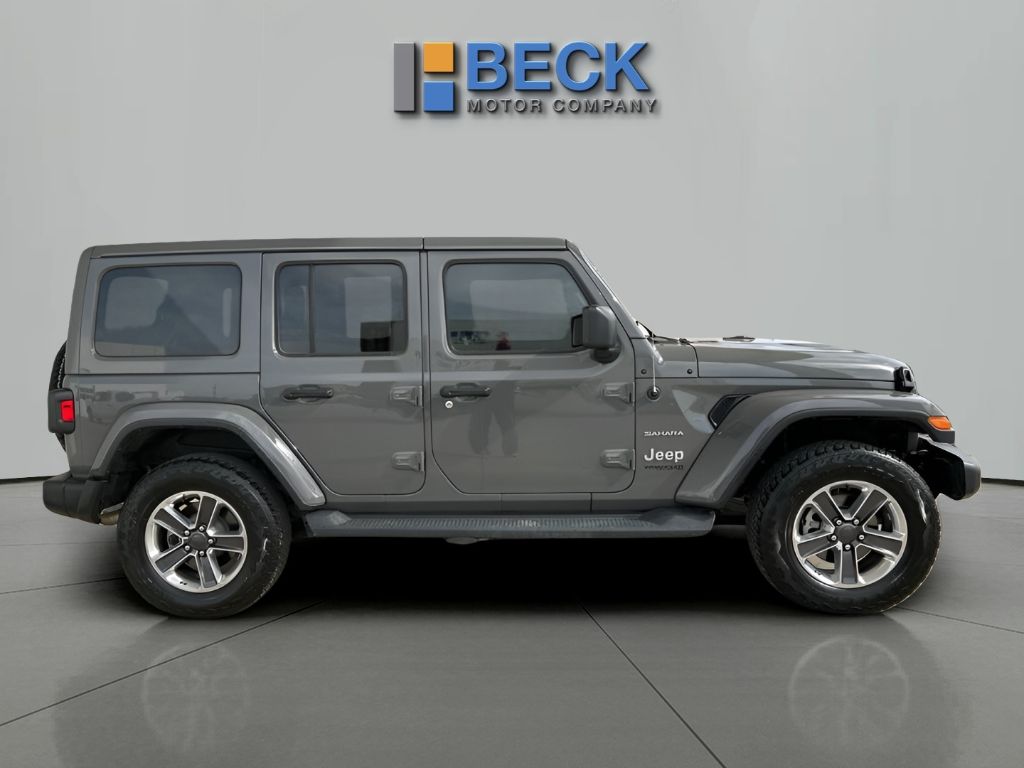 Used 2020 Jeep Wrangler Unlimited Sahara with VIN 1C4HJXEN1LW167210 for sale in Pierre, SD