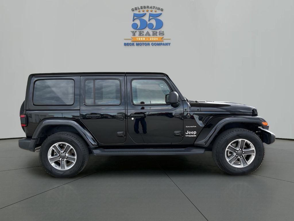 Used 2020 Jeep Wrangler Unlimited Sahara with VIN 1C4HJXEG3LW110976 for sale in Pierre, SD