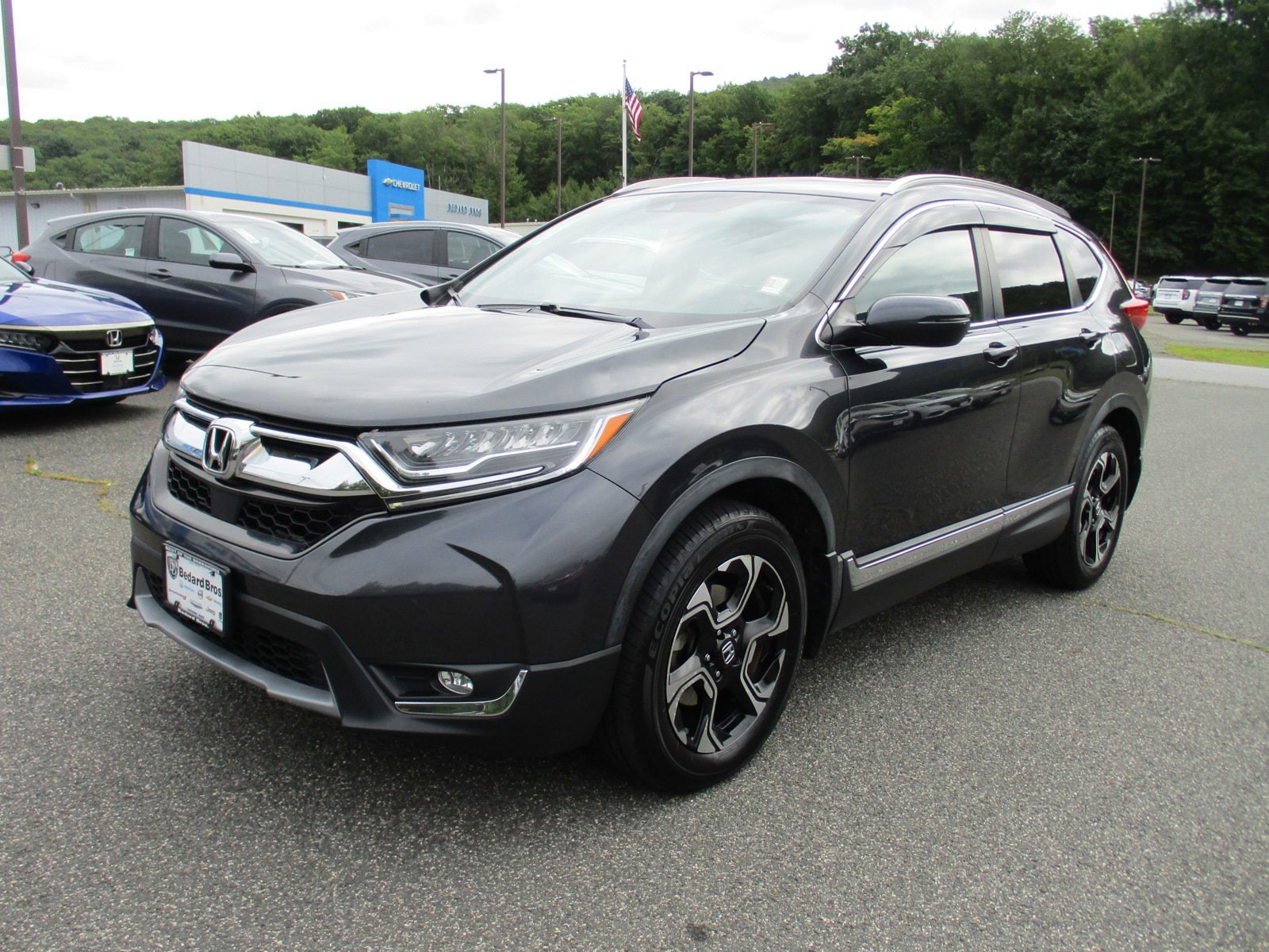 Used 2017 Honda CR-V Touring with VIN 5J6RW2H95HL006501 for sale in Cheshire, MA