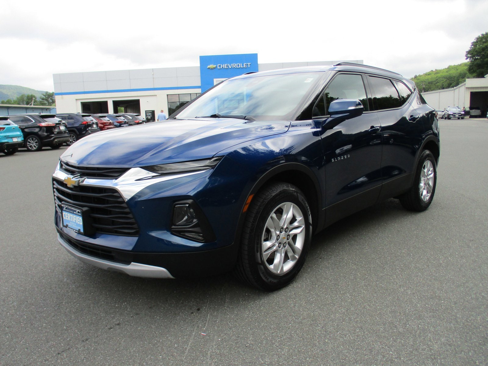 Used 2022 Chevrolet Blazer 2LT with VIN 3GNKBHR43NS132474 for sale in Cheshire, MA