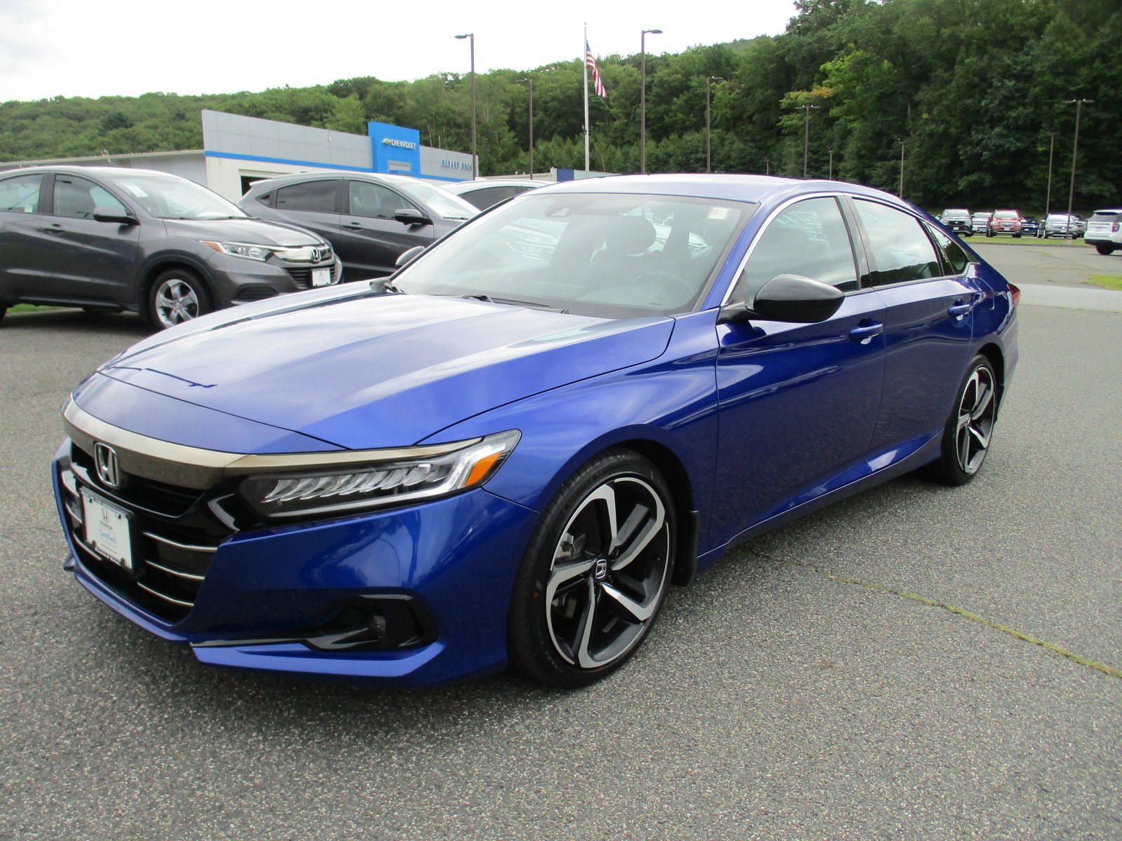 Used 2022 Honda Accord Sport with VIN 1HGCV1F35NA084485 for sale in Cheshire, MA