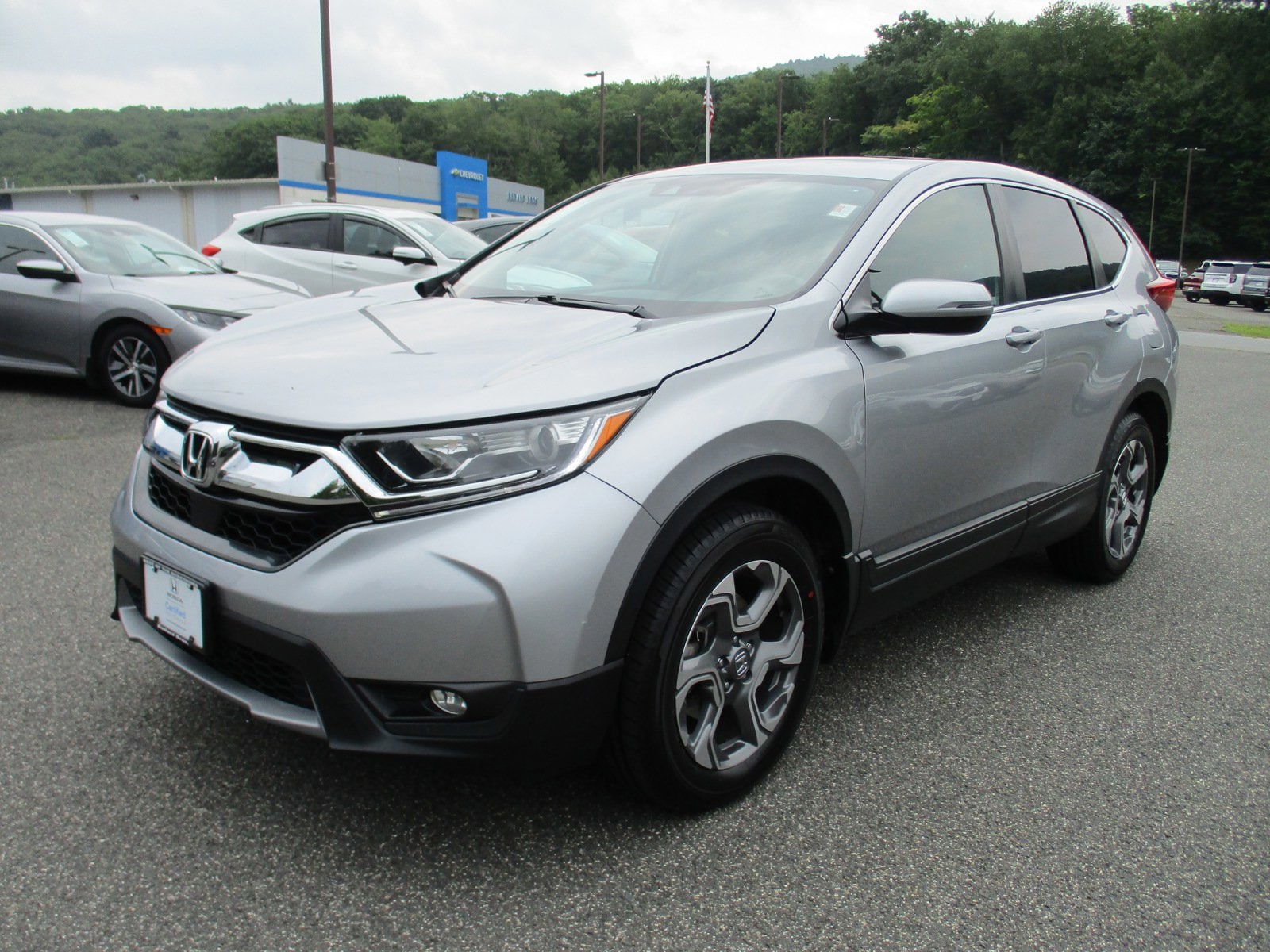 Used 2019 Honda CR-V EX-L with VIN 2HKRW2H86KH672890 for sale in Cheshire, MA