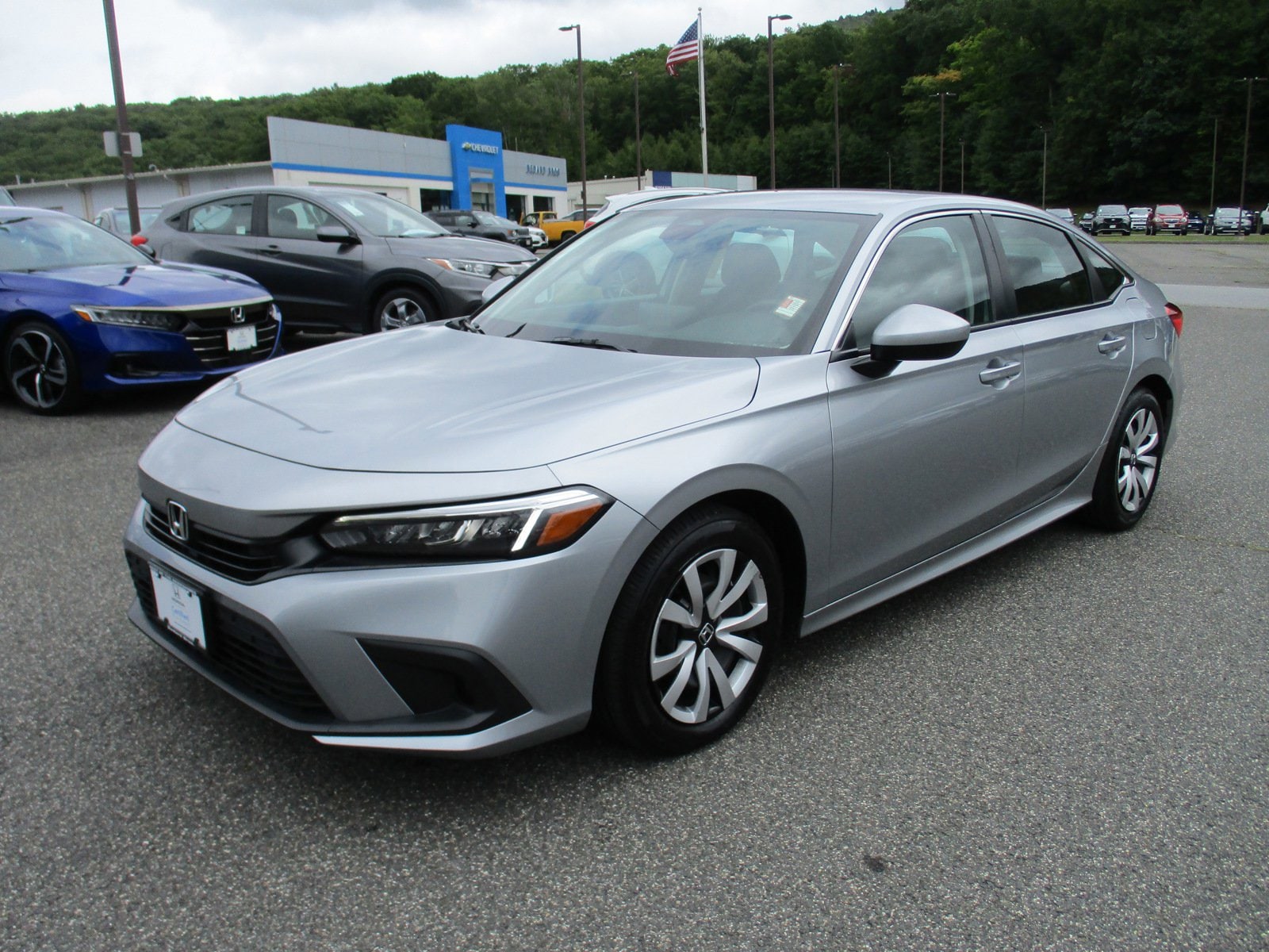 Used 2023 Honda Civic LX with VIN 2HGFE2F2XPH554413 for sale in Cheshire, MA