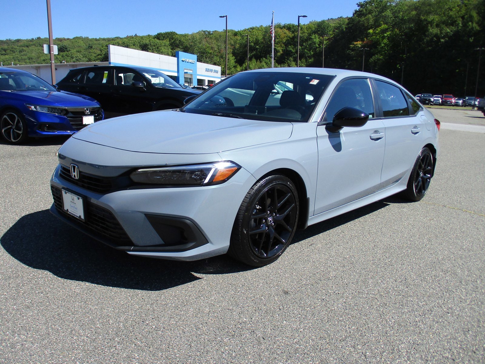 Used 2022 Honda Civic Sport with VIN 2HGFE2F57NH529668 for sale in Cheshire, MA