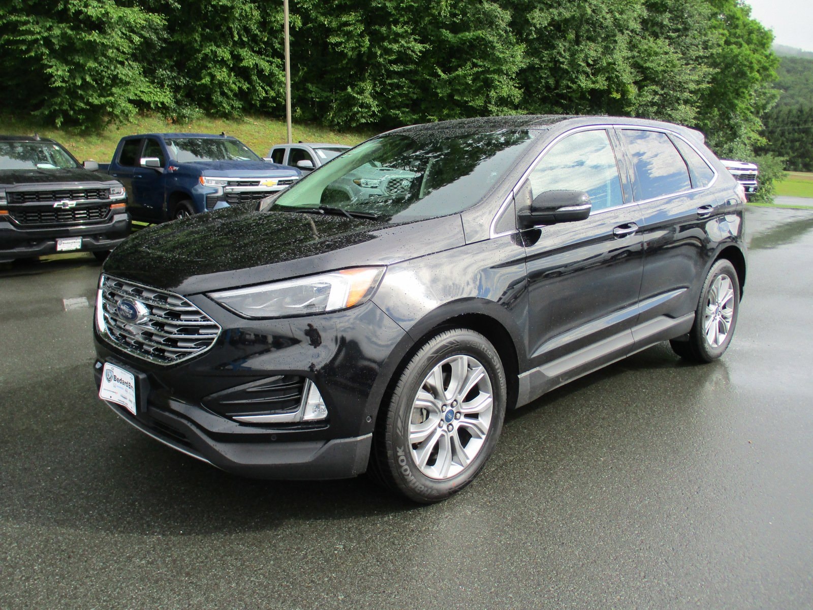 Used 2019 Ford Edge Titanium with VIN 2FMPK4K95KBB56267 for sale in Cheshire, MA