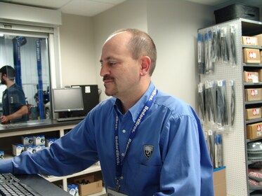 Staff member Bill Kirpens from fa8e82267561