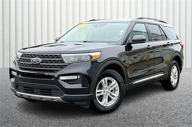 Used 2023 Ford Explorer XLT with VIN 1FMSK8DH2PGA59226 for sale in Bedford, IN