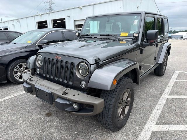 Used 2016 Jeep Wrangler Unlimited 75th Anniversary Edition with VIN 1C4BJWEG2GL343187 for sale in Bedford, IN