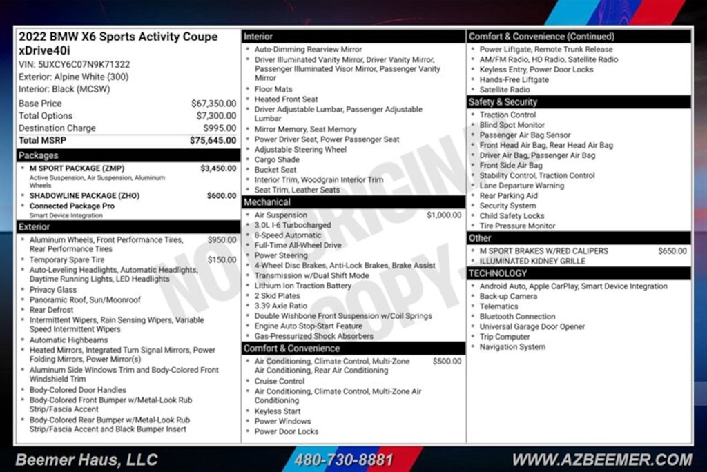 Certified 2022 BMW X6 xDrive40i Sports Activity Coupe