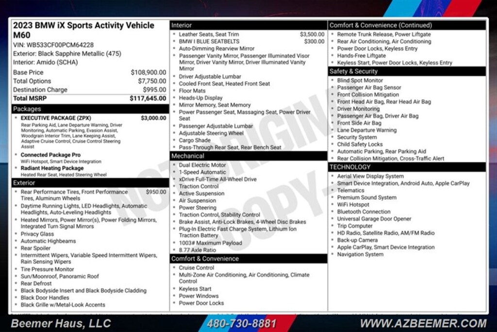 Certified 2023 BMW iX M60 SUV