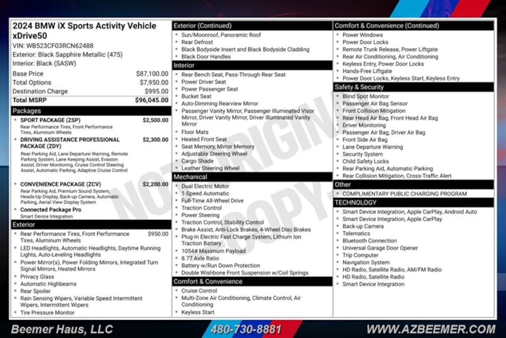 Certified 2024 BMW iX xDrive50 SUV