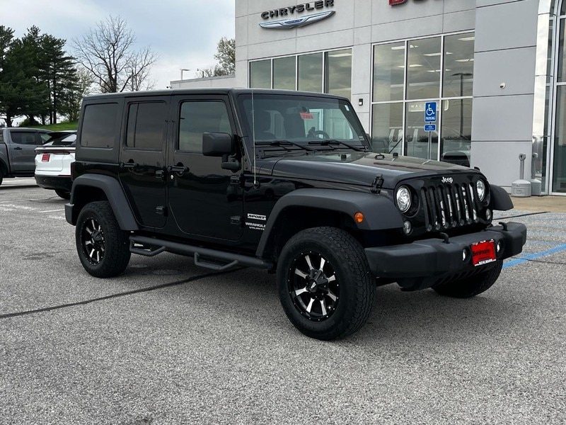 Used 2017 Jeep Wrangler Unlimited Sport S with VIN 1C4BJWDG4HL702882 for sale in Troy, MO