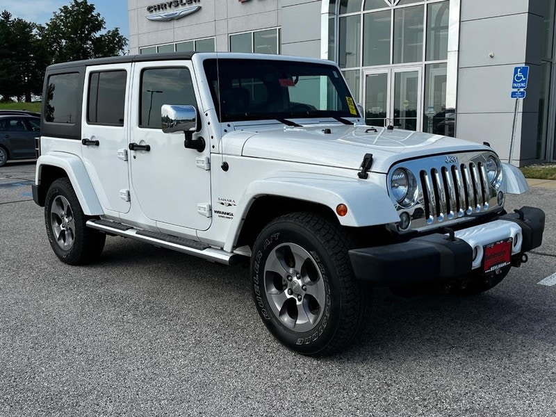 Used 2016 Jeep Wrangler Unlimited Sahara with VIN 1C4BJWEG2GL144561 for sale in Troy, MO