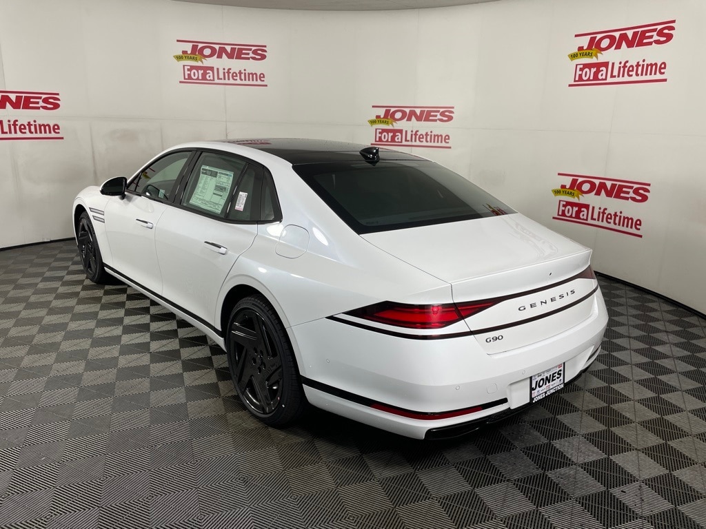 New 2026 Genesis G90 3.5T E-SC Mhev Prestige Black Sedan