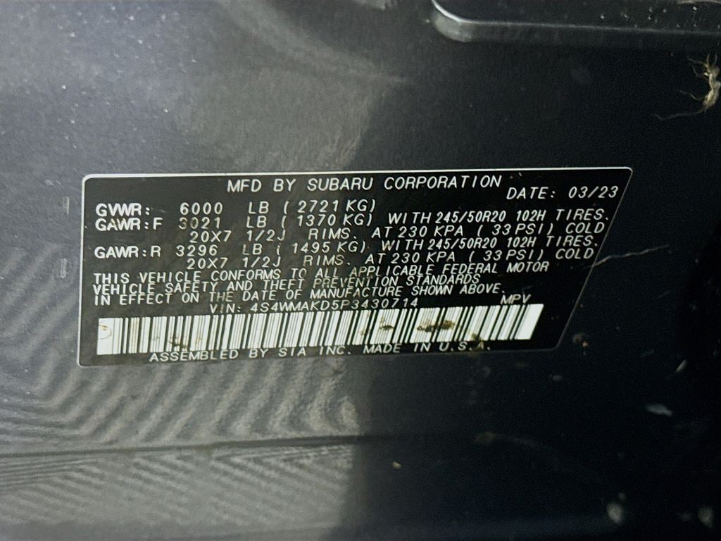 2023 Subaru Ascent Onyx Edition Limited - Photo 41