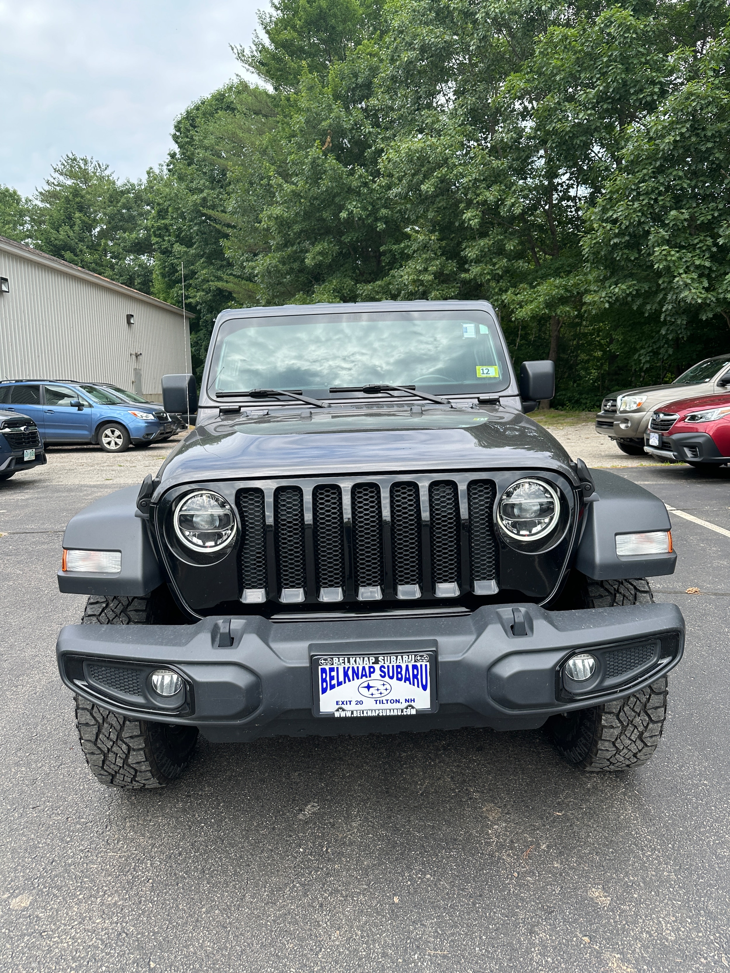 Used 2020 Jeep Wrangler Unlimited Willys with VIN 1C4HJXDN7LW331545 for sale in Tilton, NH