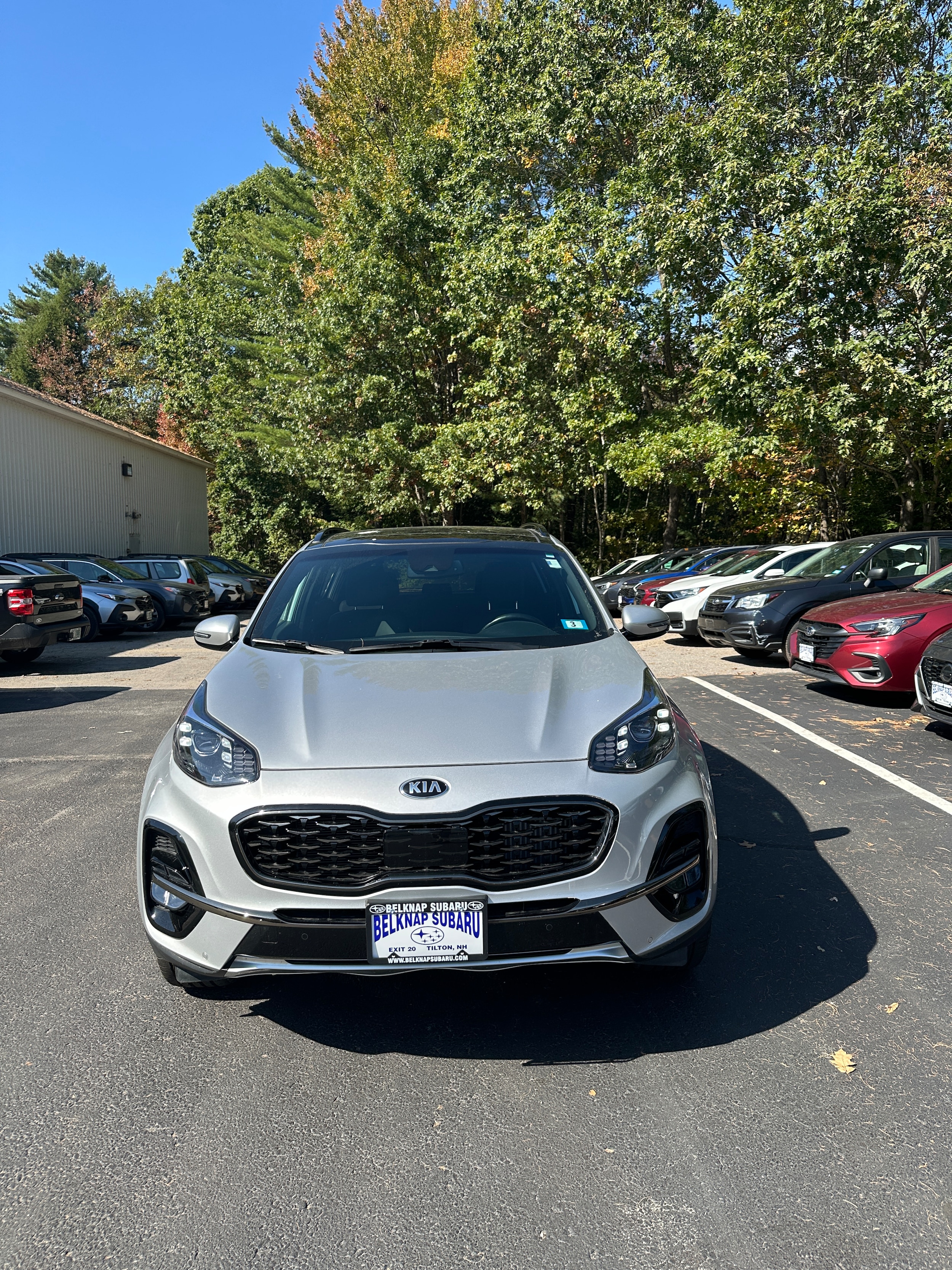 Used 2020 Kia Sportage SX with VIN KNDPRCA63L7745877 for sale in Tilton, NH