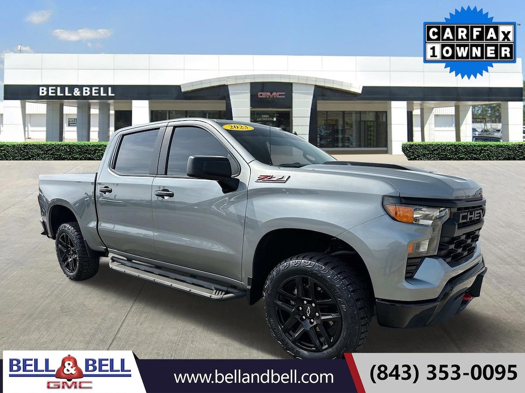 Certified 2023 Chevrolet Silverado 1500 Custom Trail Boss Truck