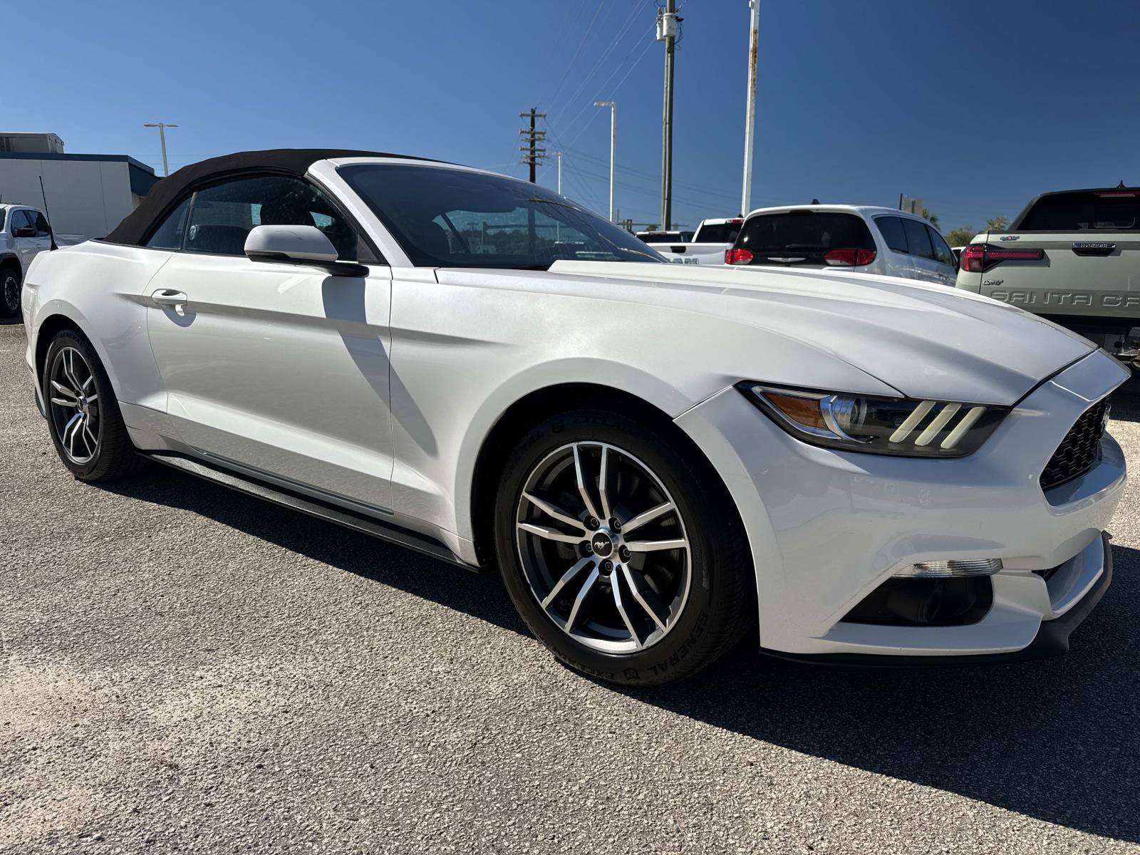 Used 2017 Ford Mustang EcoBoost Premium with VIN 1FATP8UH3H5245306 for sale in Little River, SC