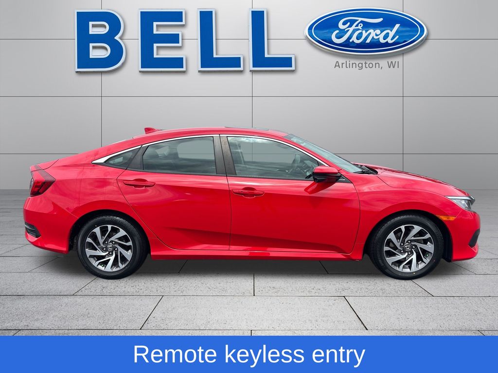 Used 2017 Honda Civic EX with VIN 2HGFC2F71HH500923 for sale in Arlington, WI