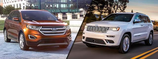 2017 Ford Edge vs Jeep Grand Cherokee