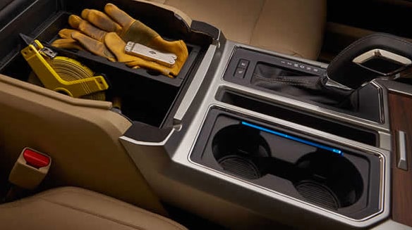 storage in the 2016 Ford F-150