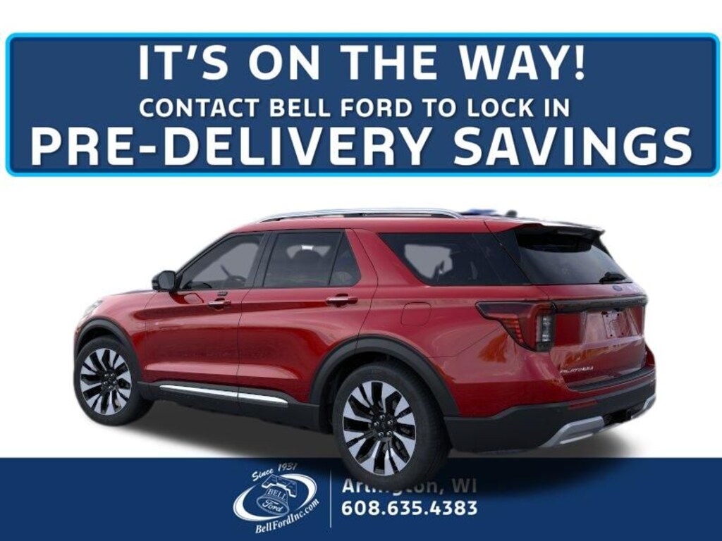 New 2026 Ford Explorer Platinum SUV