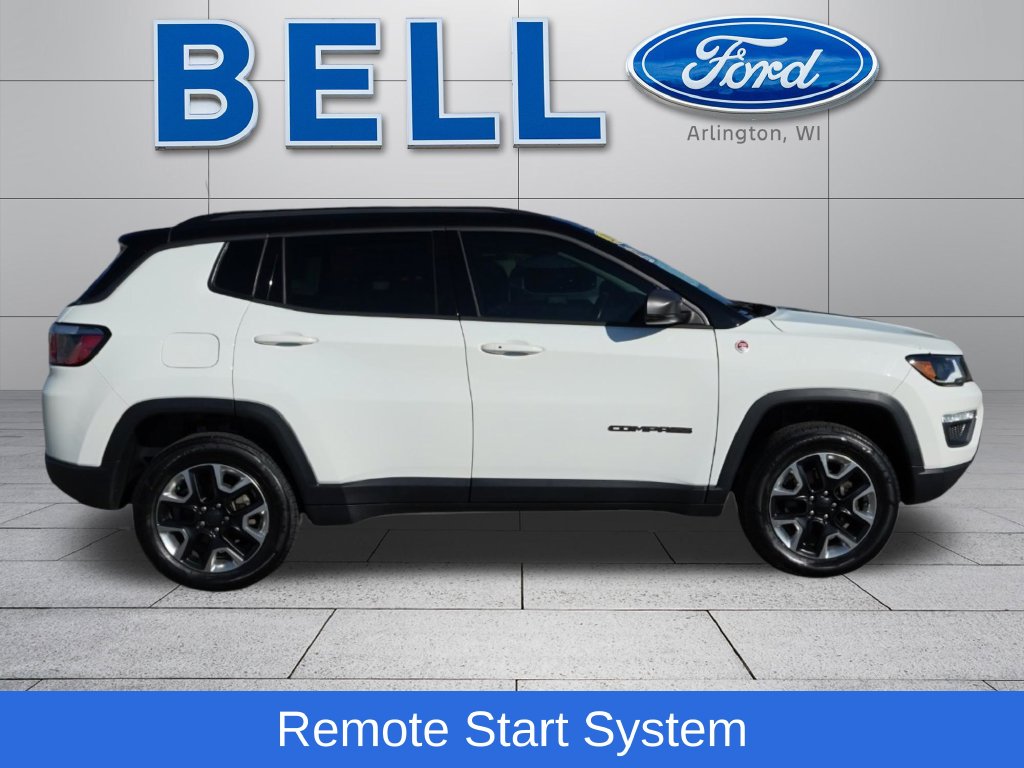 Used 2018 Jeep Compass Trailhawk with VIN 3C4NJDDB8JT230203 for sale in Arlington, WI