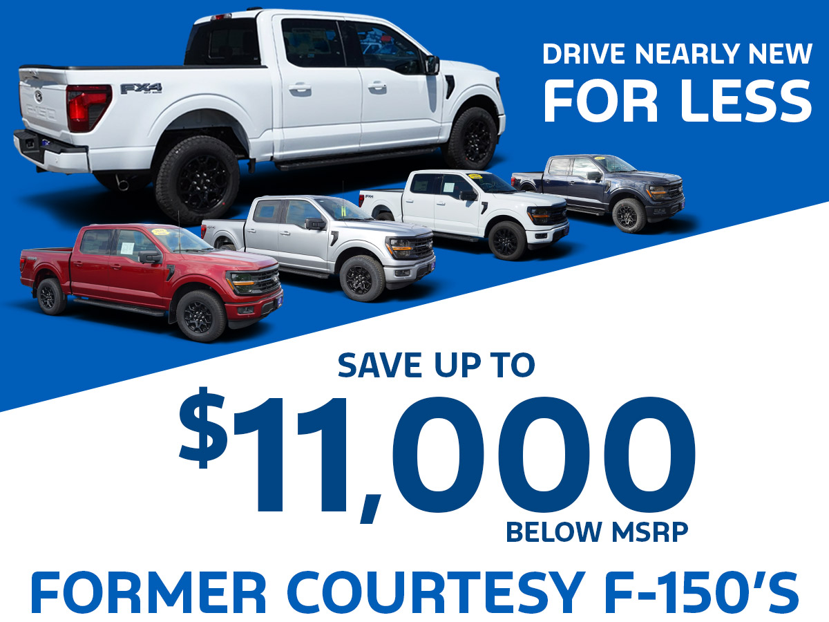 Save up to $11,000 below MSRP on former courtesy 2026 Ford F-150 trucks at Bell Ford in Arlington, Wisconsin