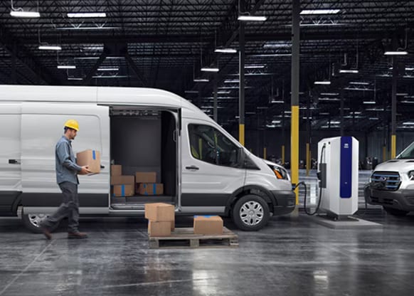 Ford E-Transit Van Charging