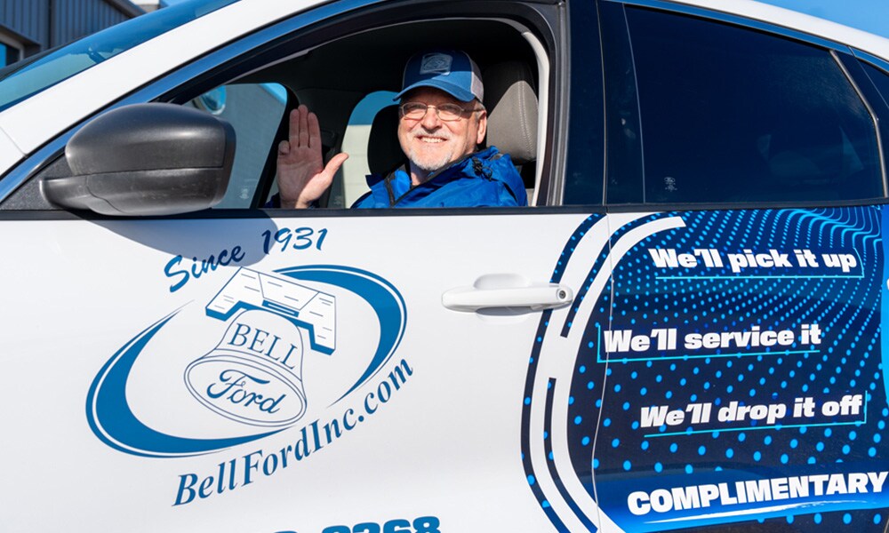 Free Pickup and Delivery Service - Bell Ford Arlington, Wisconsin