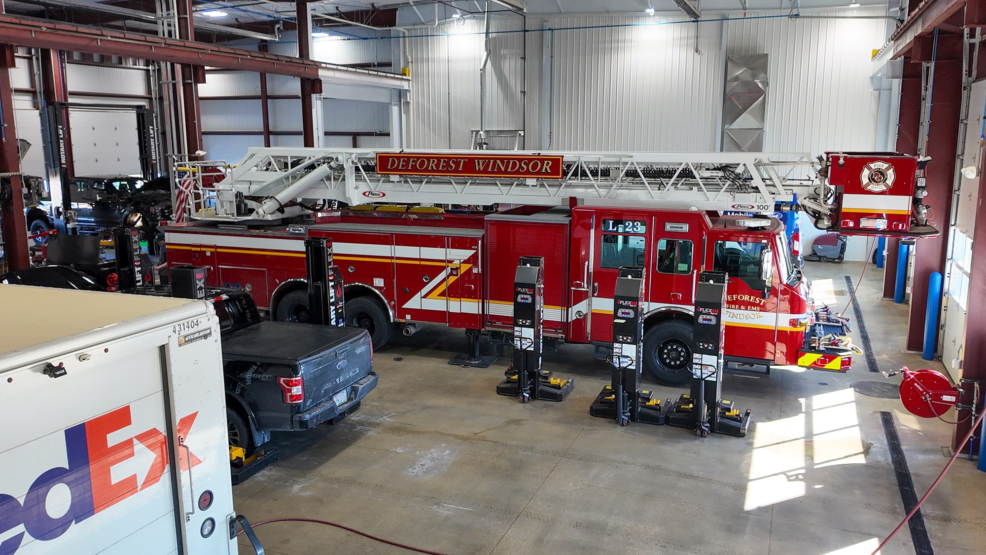 Bell Ford fleet pickup and delivery service for commercial and emergency vehicles near Madison, Wisconsin