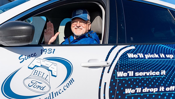 Bell Ford Pickup and Delivery Service