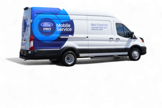 Bell Ford mobile service van serving South-Central Wisconsin