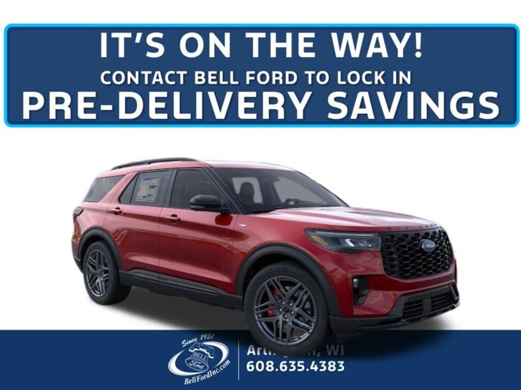 New 2026 Ford Explorer ST-Line SUV
