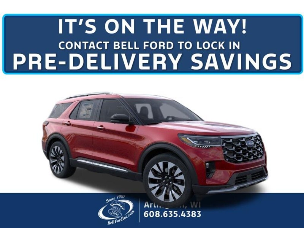 New 2026 Ford Explorer Platinum SUV