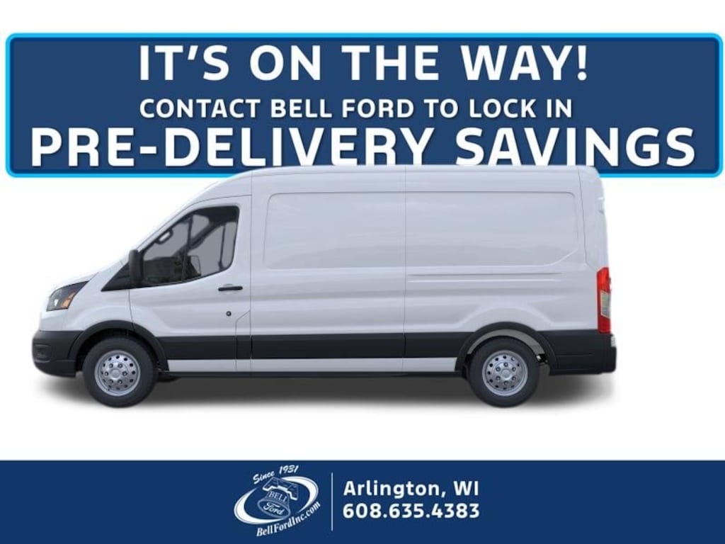 New 2026 Ford Transit-250 Cargo Base Van Medium Roof Van