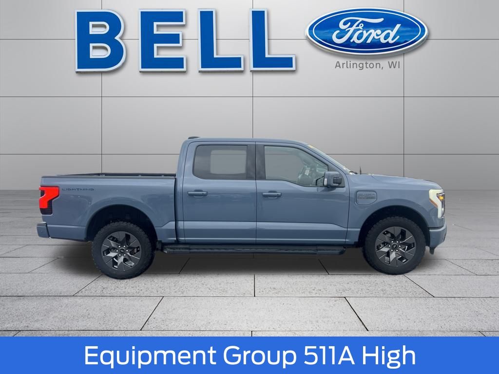 Used 2023 Ford F-150 Lightning Lariat with VIN 1FT6W1EV0PWG11205 for sale in Arlington, WI